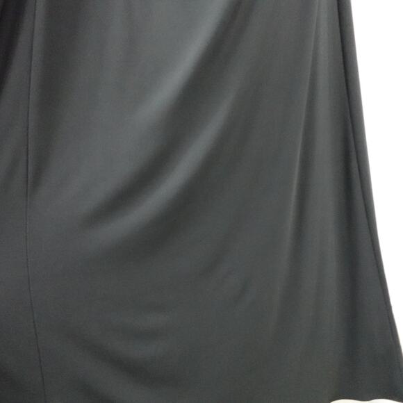 Vintage Cache One Shoulder Black Jersey Grecian Crystal Formal Dress Gown New 6 - Picture 16 of 16